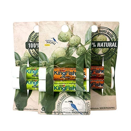 Lip Balm Mint,100% Natural Moisturizing Lip Balm, Ultra Hydrating Lip Care, Original Noni Oil & Virgin Coconut Oil, Fresh Mint Flavor Lip Care (Pack of 2)