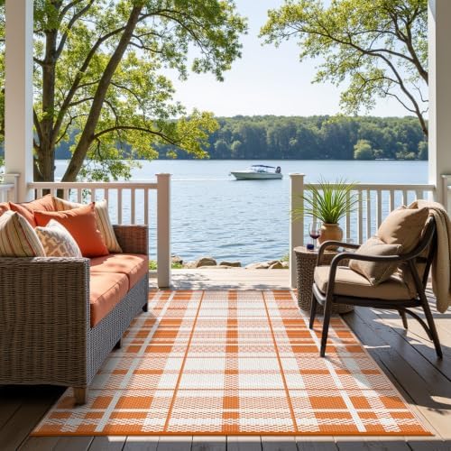 GENIMO Fall Decor Outdoor Rug, Plastic Rugs - Image 4
