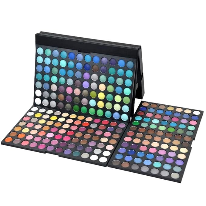 VERONNI 252 Colors Eyeshadow Palette Makeup set 3 Layers High Pigmented Matte Shimmer Eyeshadow Pallet Professional Full Eye Makeup Kit EyeShadow Box Ultimate Cosmetics Set
