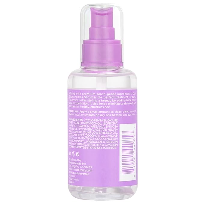 Luseta Curl Enhancing Hair Oil Define Curl & Restore Bounce Anti-frizzing and Smoothing for Curly Hair Type 3.38oz