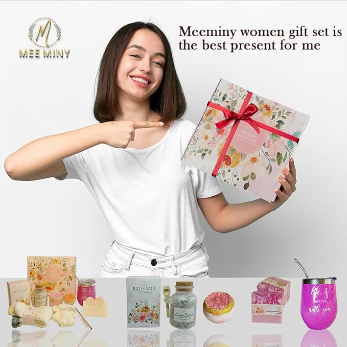 Mothers Day Gifts for Women,Relaxing Spa Gift Basket Set,Unique Gift Ideas for Women,Coworker Teacher Nurse Gifts for Women,Christmas Gifts for Mom Sister Best Friend Wife