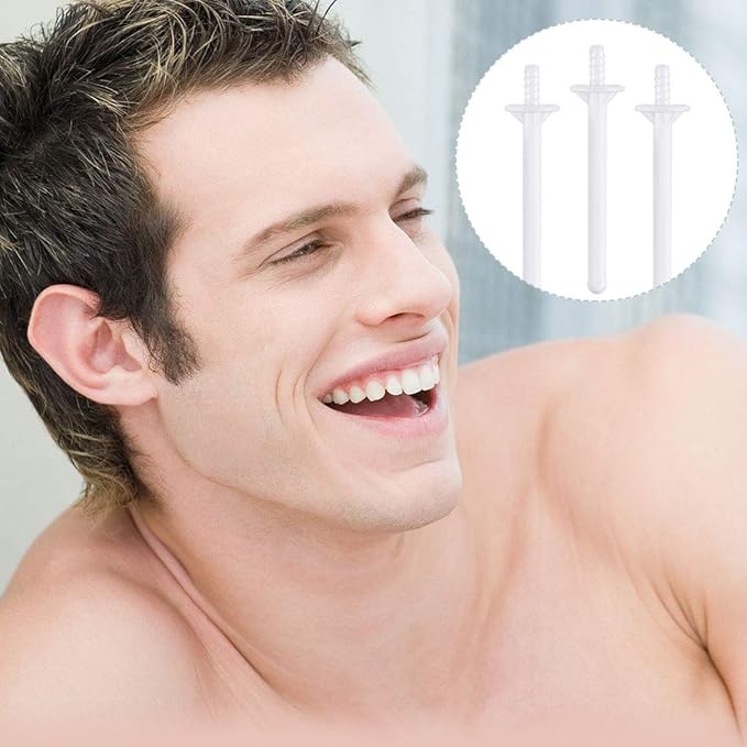 60 Pieces Plastic Wax Applicator Wands with Disposable Spatulas for Nose Hair Removal and Nostril Cleaning