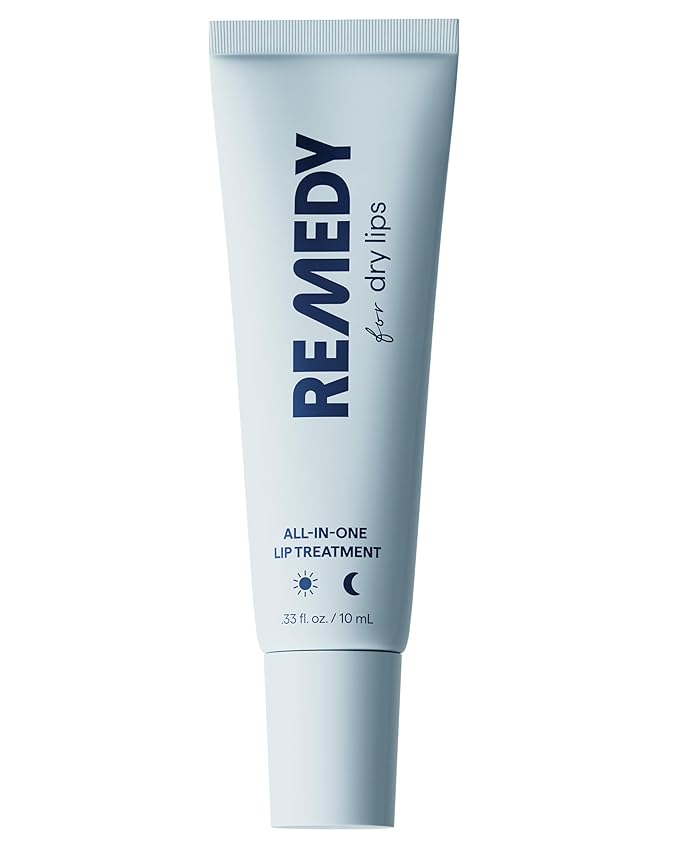 Remedy for Dry Lips - Hydrating and Healing Lip Balm Ointment with Ceramides, Peptides, and Dimethicone - Repairs Dry, Cracked Lips - By Dermatologist Dr. Shah