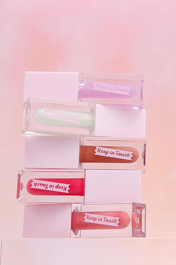Keep In Touch Jelly Plumper Tint: Tea & Twinkle | Non-Sticky, Long-Lasting Lip Gloss | Vegan and Cruelty-Free Korean Lip Tint (Fairy Tale)