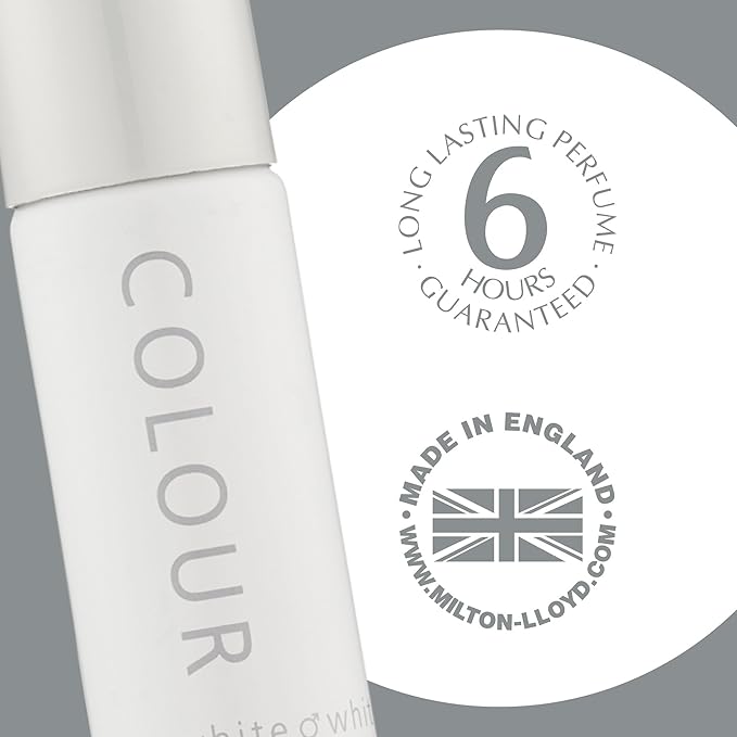 Milton-Lloyd Colour Me White - Cologne for Men - Aromatic Fougere Fragrances - Mens Cologne - Long Lasting Perfume for Men - Eau de Parfum - 1.7 oz
