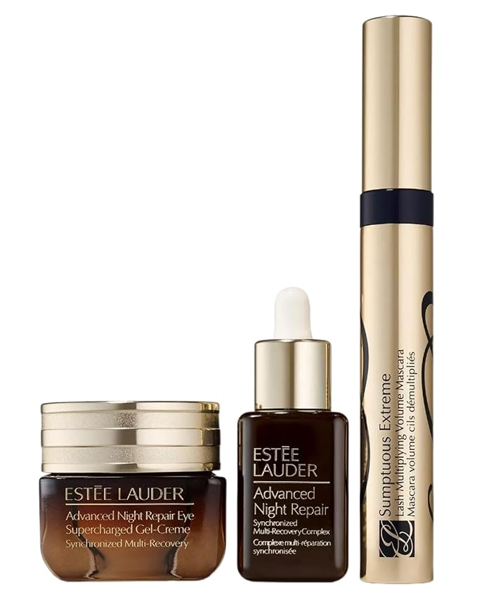 Estée Lauder Gaze At Me Advanced Night Skincare and Sumptuous Extreme Mascara Gift Set