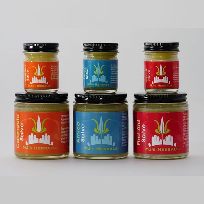 MJ's Herbals Arnica Salve | Maximum Strength, | Fantastic Massage & After Yoga Balm | No Parabens, No Synthetics (4 oz)