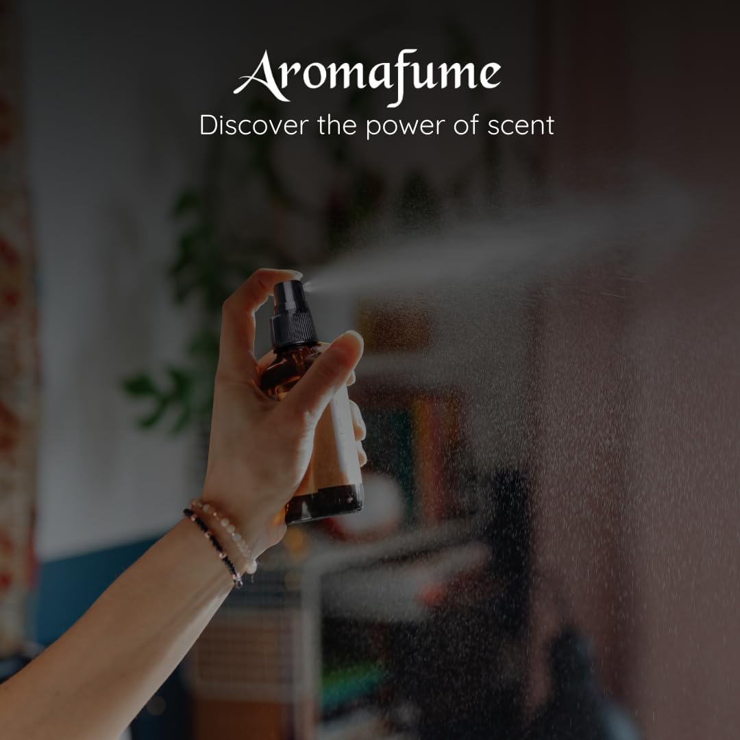 Bergamot Room, Linen & Pillow Spray by Aromafume | 100ml/3.38 fl oz | with Pure Bergamot Essential Oil | Aromatherapy Spray for Relaxation, Sleep & Stress Relief | Mist for Bedding, Fabric