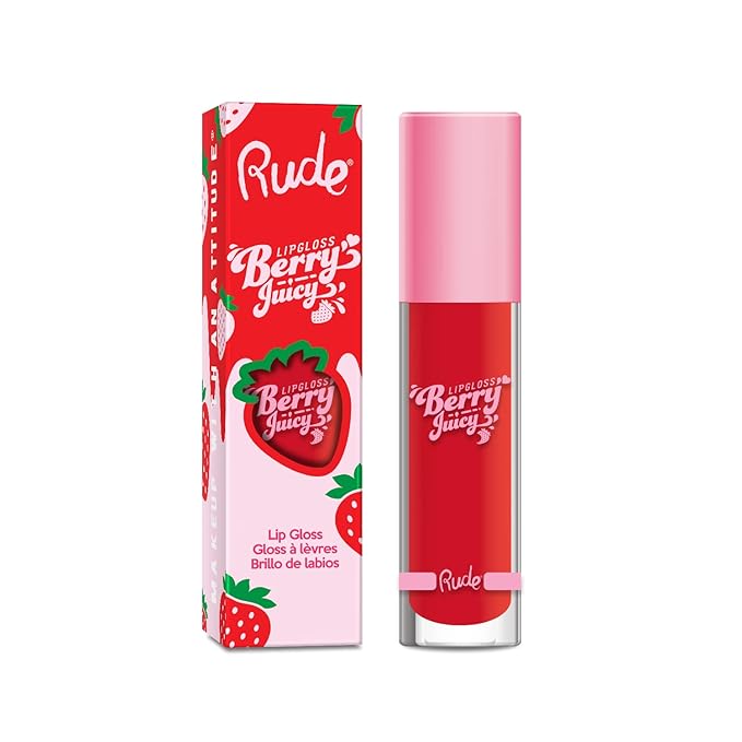 Rude - Berry Juicy Lip Gloss - Code Red