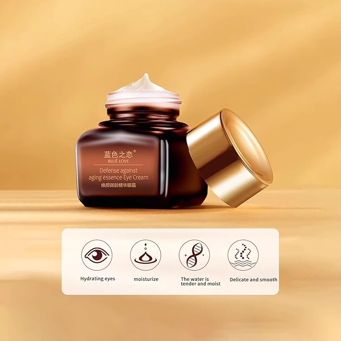 Eye Cream for Dark Circles and Puffiness, Reducing Puffiness and Bags Under Eyes Night Eye Cream, Moisturizing and Easily Absorbed Night Time Eye Wrinkle Cream for Women, 0.7oz