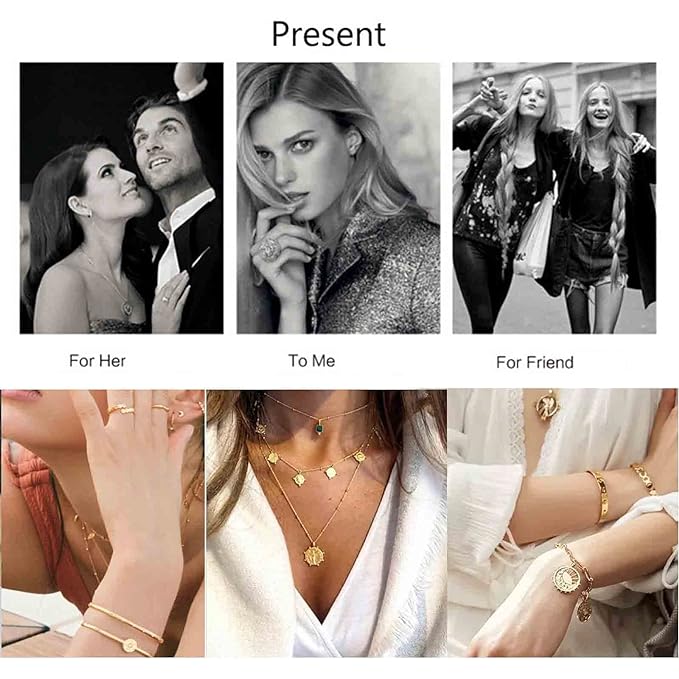 Boho Layered Infinity Coin Necklace Choker Silver Disc Pendant Necklace Forever Necklace Vintage Circle Choker Necklace Chain Jewelry for Women and Girls Gifts for Her