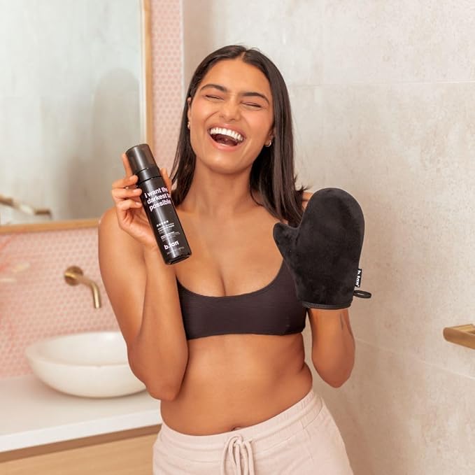 b.tan Ultra Dark Self Tanner Mousse Bundle | I Want The Darkest Tan Possible - Fast, 1 Hour Express Sunless Tanning Foam, Golden Bronzing Glow, Face & Body, No Fake Tan Smell, 6.7 Fl Oz, Pack of 2