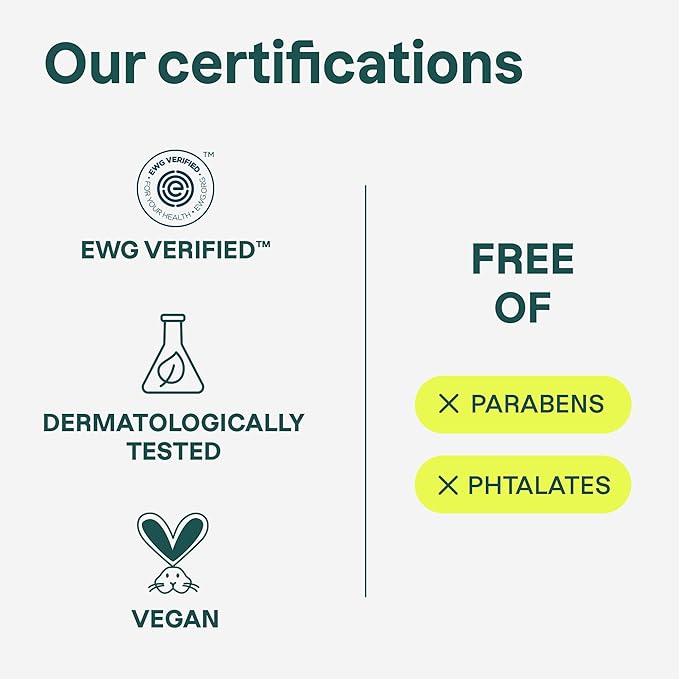 ATTITUDE Body Cream, Moisturizer for Dry Skin, EWG Verified, Vegan & Dermatologist-Tested, Deep Hydration, Pear & Amber Scent, 8 Fl Oz (Pack of 6)