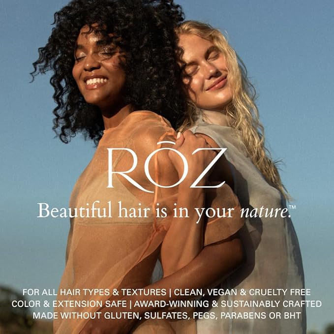 RŌZ Foundation Shampoo For All Hair Types & Textures | Hydrating, Balancing & Cleansing For Healthy Hair| Vegan, Color-Safe, Free of Silicone, Paraben, SLS | Strengthens & Nourishes 10.1 oz/300 mL
