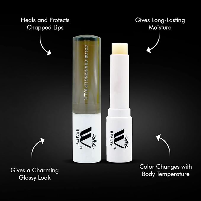 Care Lip Balm, Rich in Vitamin E and Provides Sustained Repair, Color Changing, Tinted Moisturizer, 3.3 g (4 pack)