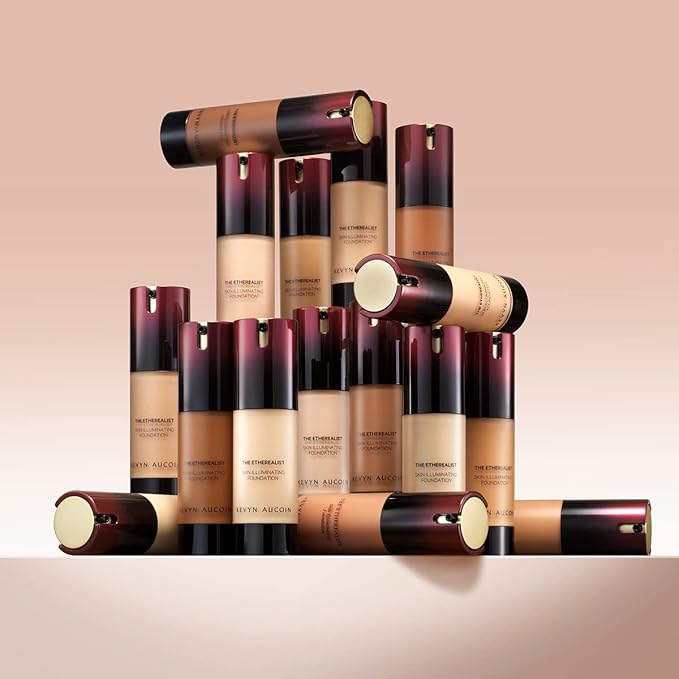 Kevyn Aucoin The Etherealist Skin Illuminating Foundation, EF 07 (Medium) shade: Comfortable, shine-free, smooth, moisturize. Medium to full coverage. Makeup artist go to. Even, bright & natural look.