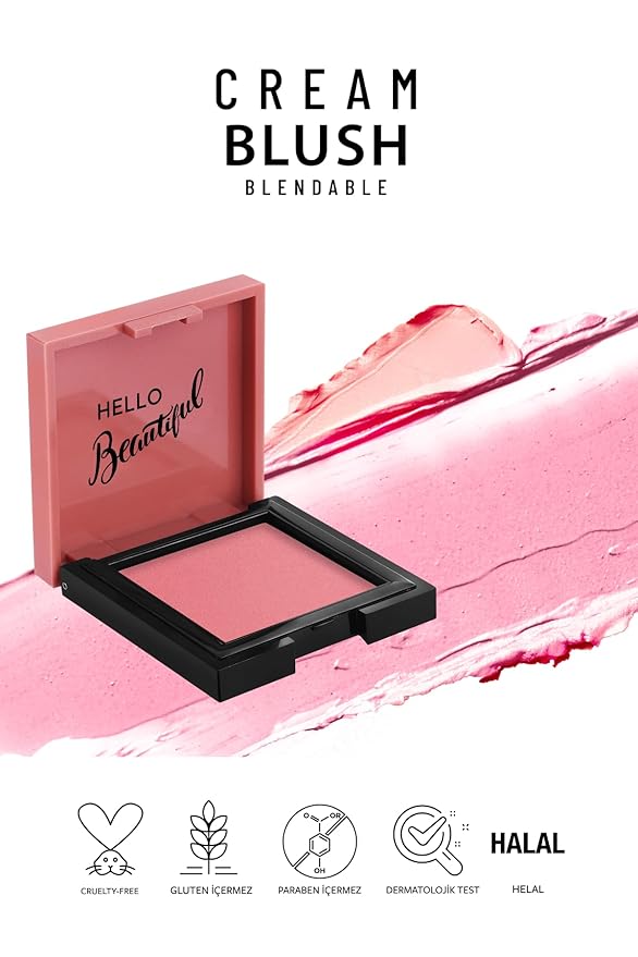 Pastel Cream Blush 41 | Pink | Fresh | Healthy & Natural Look | Ligh Weighted Formula | Sebum Control Richly Pigmented | Easily Blendable | Long Lasting | Semi Matte | 0.18 oz.