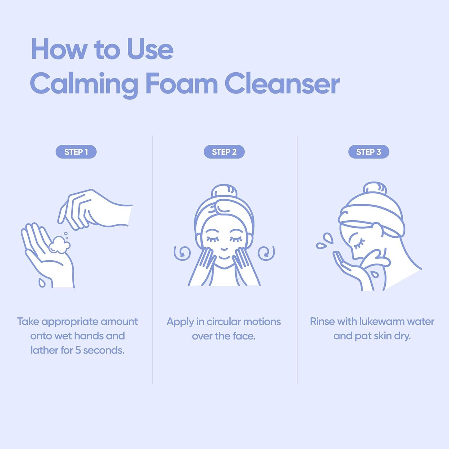 BANILA CO Clean It Zero Calming Foam Cleanser | Rich Lather Hydrating Cleansing With Soothing Finish | CICA Relief for Sensitive Skin | Vegan & Hypoallergenic (150ml / 5.07 fl.oz)