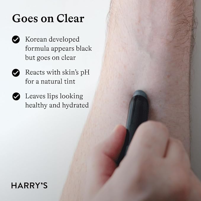 Harry's Black Lip Balm for Men - (5 Pack) Hydrating Men's Lip Balm with Natural Finish - Korean Skincare Technology with Meadowfoam Oil