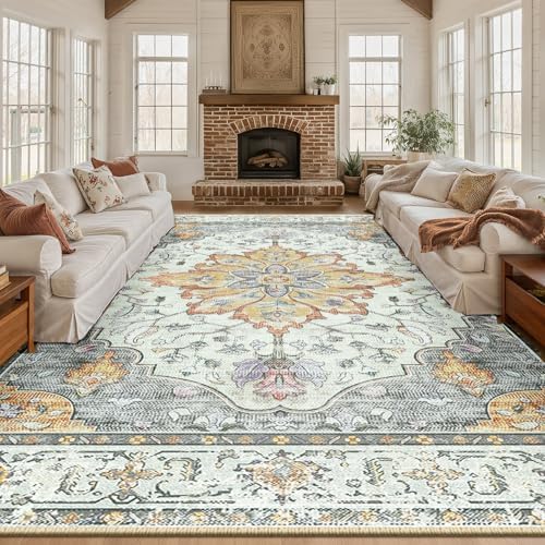 RELEANY Washable Area Rug, Large 10'x12' - Image 2