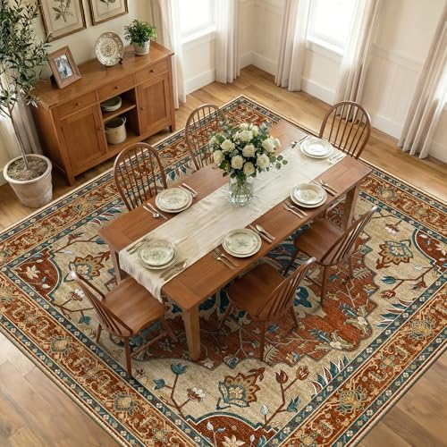 RELEANY Washable Area Rug, Square 10'x10' by RELEANY