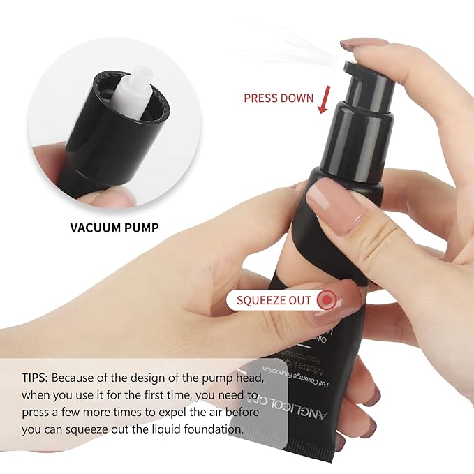 Matte Oil Control Concealer Foundation Flawless Soft Long Lasting Foundation Makeup,Waterproof Full Coverage Face Makeup Strong Concealer Foundation for Oily Acne Skin (#103 Warm Peach)