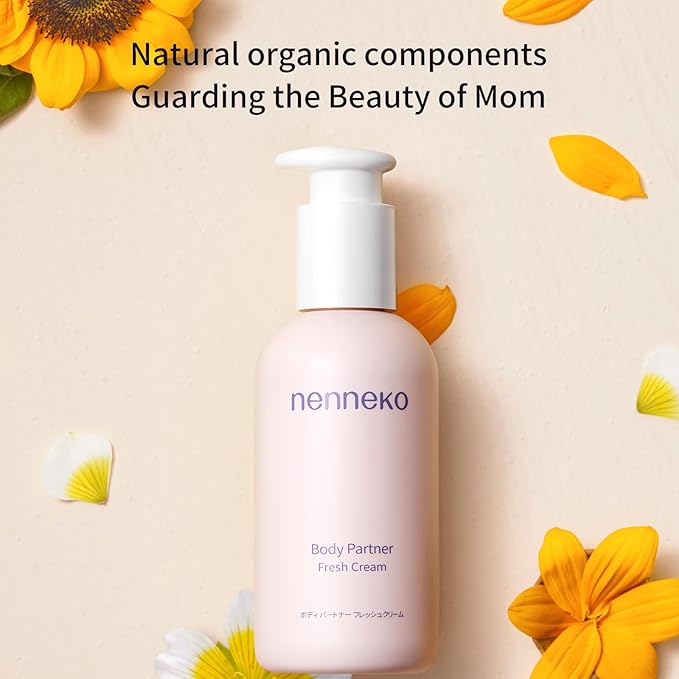 NENNEKO Formula Massage Lotion For Stretch Marks, Pregnancy Safe, Maternity, Face and Body Moisturizer, Skin Feels Soft and Smooth, Suitable for All Skin Types