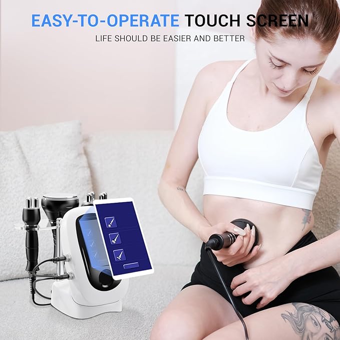 sens for Improvement in The Appearance of Cellulite Device Cellulite Massager Radio Frequency, White