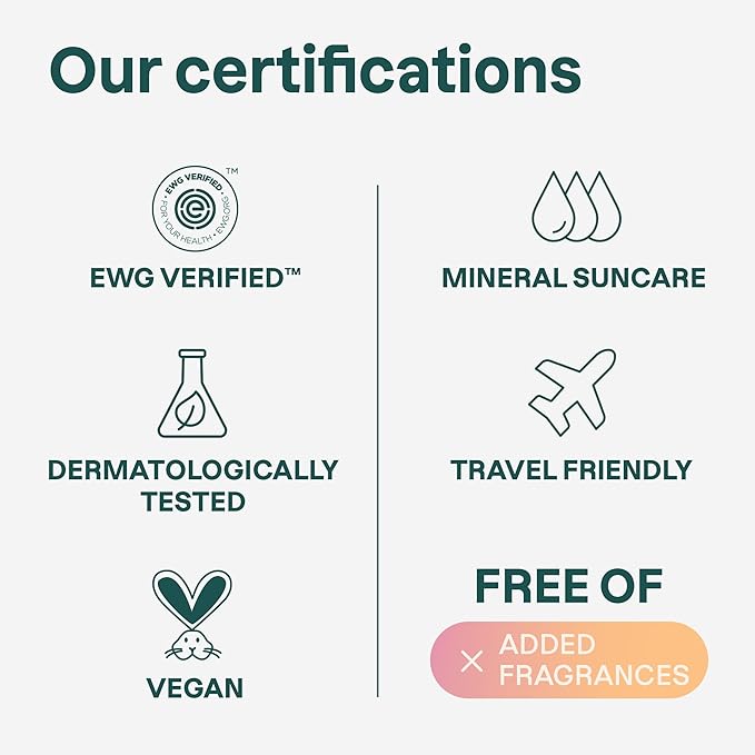 ATTITUDE Oceanly Tinted Lip Balm with SPF 30, EWG Verified, Plastic-Free, Broad Spectrum UVA/UVB Protection with Zinc Oxide, Vegan, Unscented, Baby Rose, 0.3 Ounce