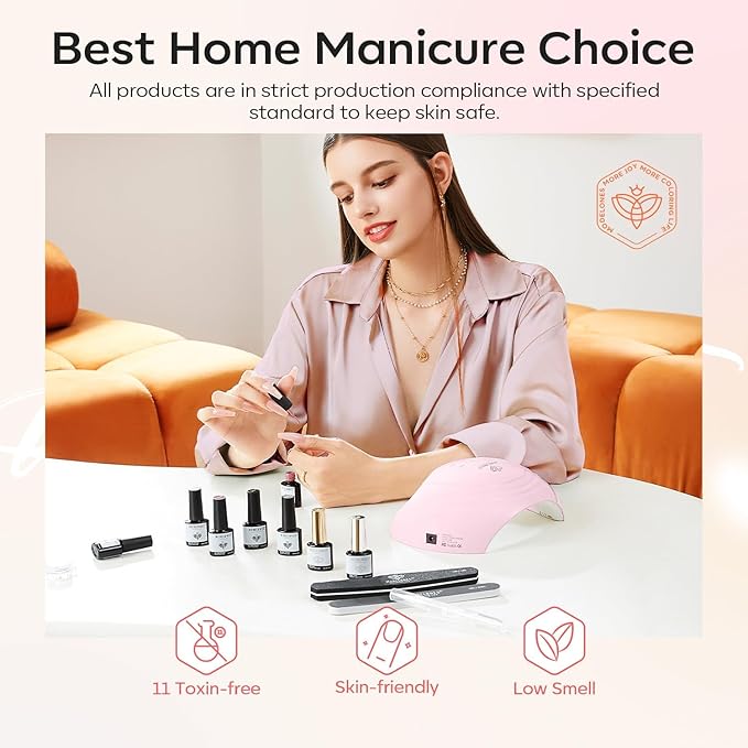 Modelones Cat Eye Gel Nail Polish Set, Holographic Glitter 6 Colors with Magnet, Sparkle Galaxy Series Nude Pink Gel Polish, Soak Off Led Gel Polish Kit, Nail Art, Salon DIY Gifts