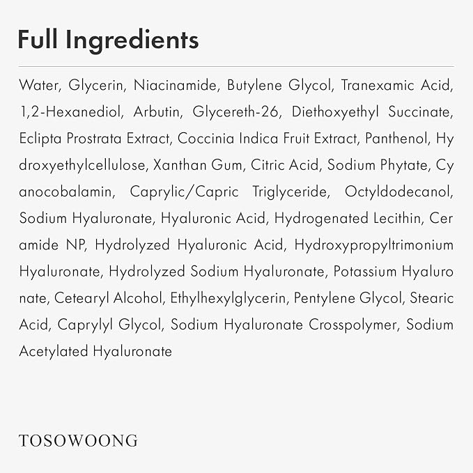 Niacinamide 10% + Tranexamic Acid 4% Serum, Arbutin 2%, Hyaluronic Acid, TXA Facial Serum, Glass Skin, Clarifying, Radiant Complexion with Natural Color, Korean Skin care, 33ml, 1.11 fl.oz.