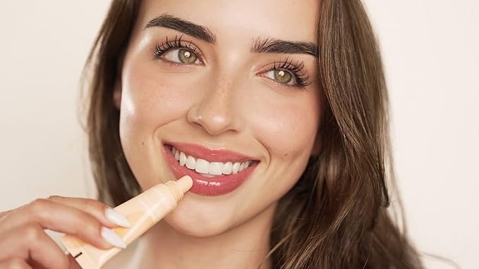 YUGLO Lip Sleeping Mask with Multi-Peptides | Peach Flavor | Hydrating & Plumping Lip Treatment for 
Dry, Chapped Lips | Nourishes & Moisturizes | Overnight Lip Repair