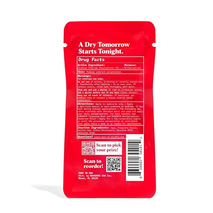Sweat Minimizing Gel Antiperspirant for Men and Women - Prescription-Strength, Formulated for Excessive Underarm Sweating and Hyperhidrosis - 0.4 Fl Oz