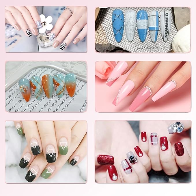 36Pcs Nail Art Brush Set, Acrylic Nail Brushes, Dotting Tools, Liner & Dust Brush, Drawing Pens For Gel Polish, sponge Polishing Rubs, Professional Nail Art Tools For Beginners & Salon Home Use