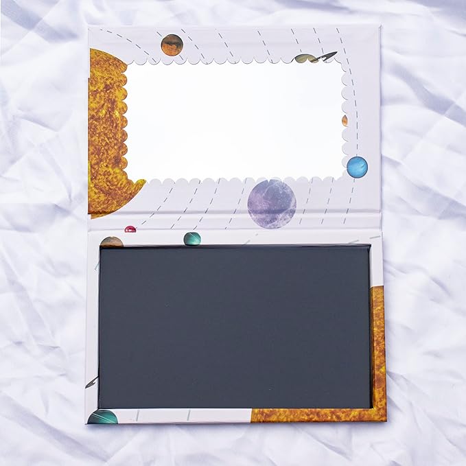 Empty magnetic palette with Mirror,Like a Book Fashionable and beautiful empty magnetic palette Makeup Magnetic Palette