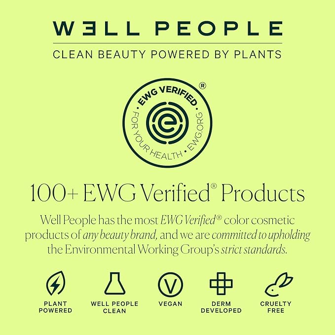 Well People Lip Nurture Hydrating Balm, Lip Balm For Hydration & Vibrant Sheer Color, Soothes & Softens Lips, Vegan & Cruelty-free, Black Cherry