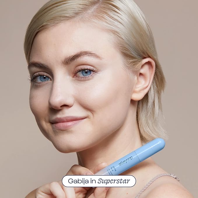 Alleyoop Game Face Concealer Makeup, Lightweight to Medium Buildable Coverage Under Eye Concealer, For Blemishes, Crease-proof and Hydrating with Aloe Stem Cell, Smooth Second Skin Finish - Superstar