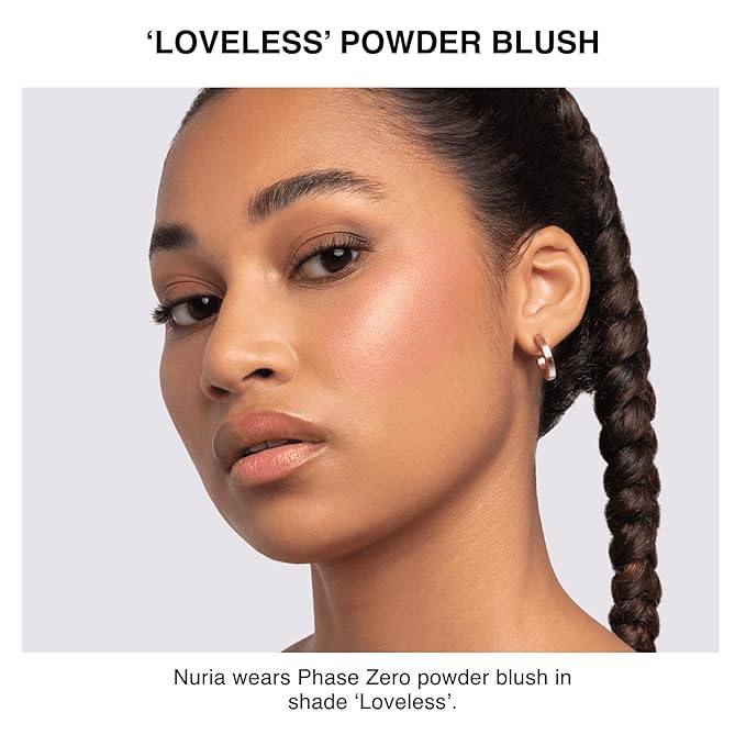 Makeup Powder Blusher - "Loveless" - 4g / 0.141 oz - Full Coverage, Natural Blush - Soft, Buildable Pink, Coral, Peach & Golden Hues - Matte & Shimmering Shades Gives Cheeks a Radiant Glow
