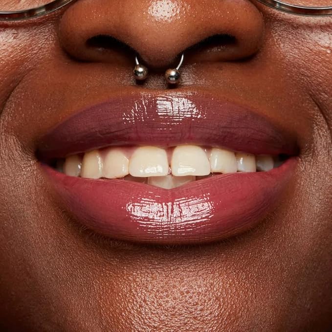 NYX PROFESSIONAL MAKEUP Butter Gloss, Non-Sticky Lip Gloss - Cinnamon Roll (Dusty Nude Mauve)