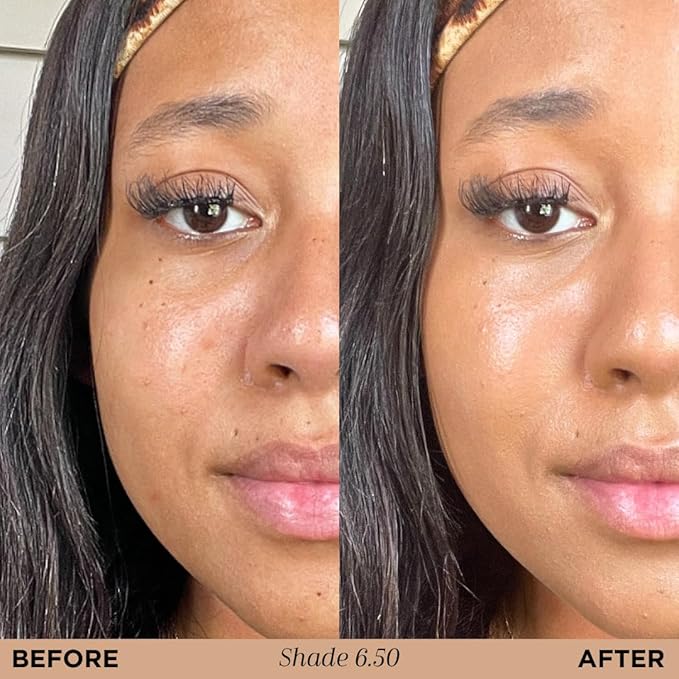 HALEYS Re-form Luminous Skin Foundation, VEGAN + CRUELTY-FREE, Blurs, Conceals, Blendable, Buildable Med-to-Full Coverage, Weightless, Oil-free, All-Day Wear, Hyaluronic Acid, All skin types (7.25)