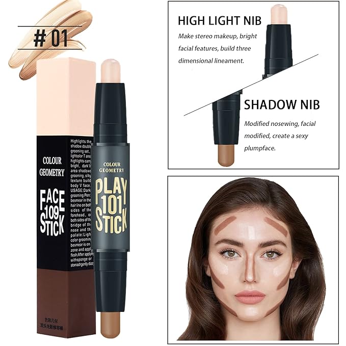 All in One Makeup Kit for Women Full Kit, 12 Colors Eyeshadow, Foundation & Primer, Lipsticks, Eyeliner, Mascara, Contour Stick, Brow Soap, Makeup Brush & Sponge, Make Up Gift Set for Women, Teens
