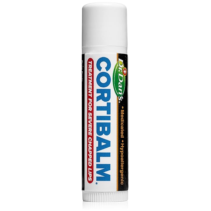 Dr. Dan's Cortibalm - 1 Pack - for Dry Cracked Lips - Healing Lip Balm for Severely Chapped Lips - Designed for Men, Women and Children…