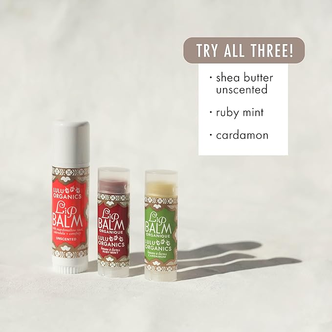 Natural Lip Balm, Nourishing and Moisturizing Premium Lip Care, Handmade Hydrating Lip Balm, Lip Treatment for Dry and Cracked Lips, Repairing and Fragrance Free, Unscented - 0.5oz