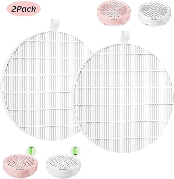 MelodySusie SProR Nail Dust Collector Replacement Filter,2 Pack Reusable Dust Filter Only for MelodySusie SProR Nail Dust Vacuum Fan Collector Extractor Electric Dust Suction Machine