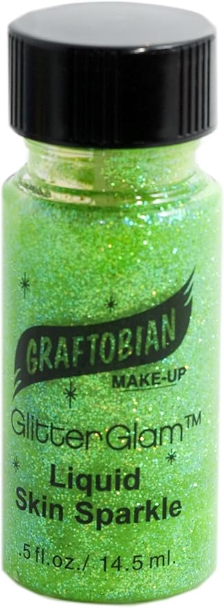 Graftobian Liquid Glitter - Electric Jade (0.5 oz)