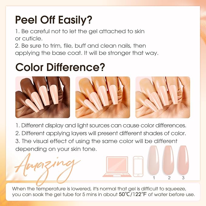 Poly Nail Gel Starter Kit -14 Colors + 75 Nail Art Accessories Kit,ROSALIND Clear Pink Nude Glitter Poly Nail Gel with Big UV Light 48W and Electric Nail Drill Starter Kit