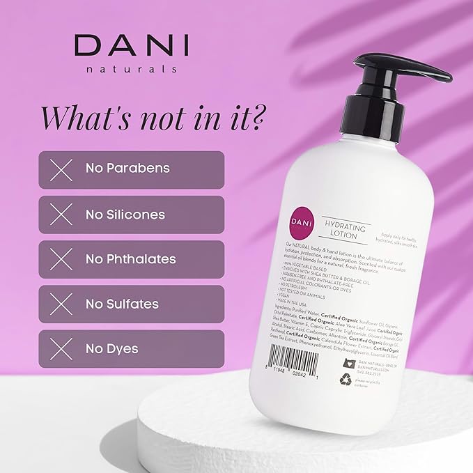 Naturals Hand & Body Lotion - Juicy Passion Fruit Scented, Deep Hydration for Dry & Dull Skin with Shea Butter, Aloe Vera & Vitamin E, Vegan, Paraben-Free, 12 Oz