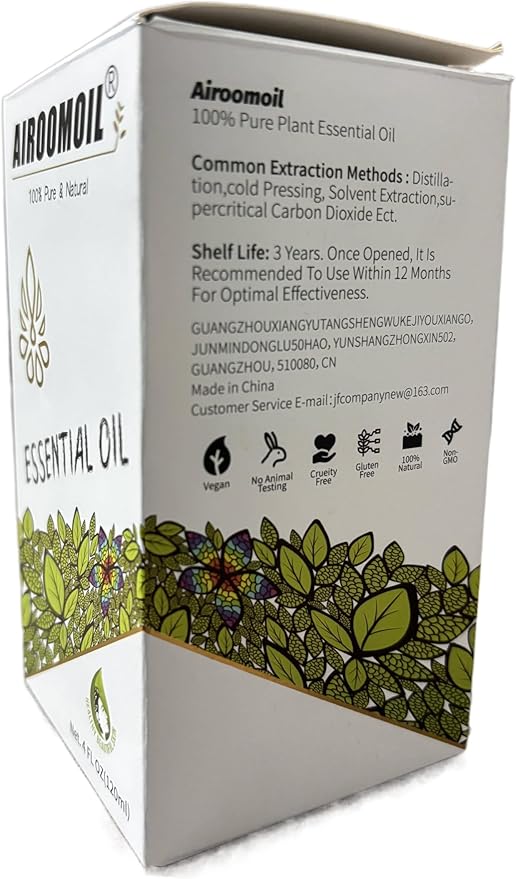 Pure Jasmine Essential Oil, 100% Pure Natural Jasmine Essential Oil, Premium Grade Essential Oils for Diffusers for Home, Skin, Care, Massage, Soap Making, Aromatherapy, 4 Fl Oz | 120ml