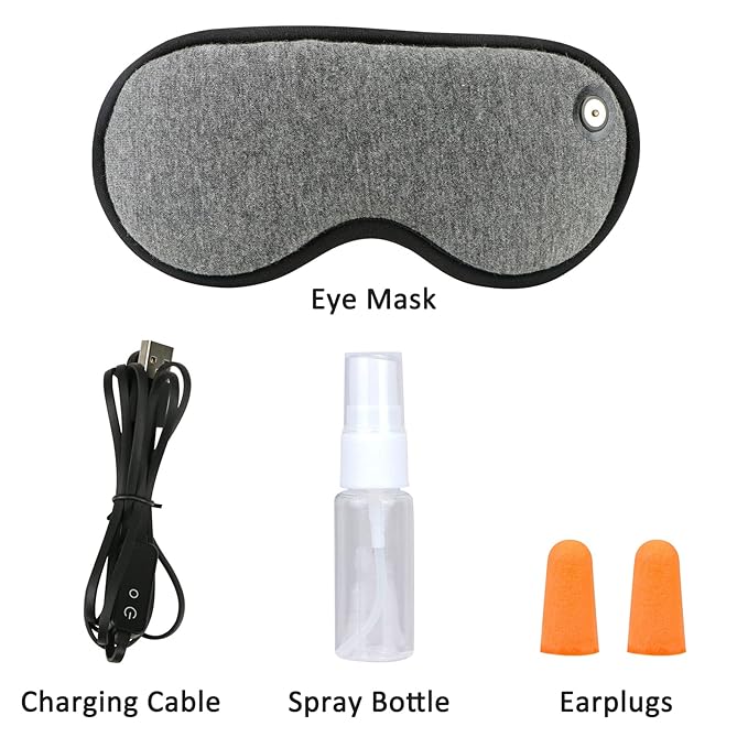 Heated Steam Eye Mask, Warm Compress For Eyes, Pressure Relief Eye Mask For Sleeping, Relieve Eye Fatigue and Eye Strain