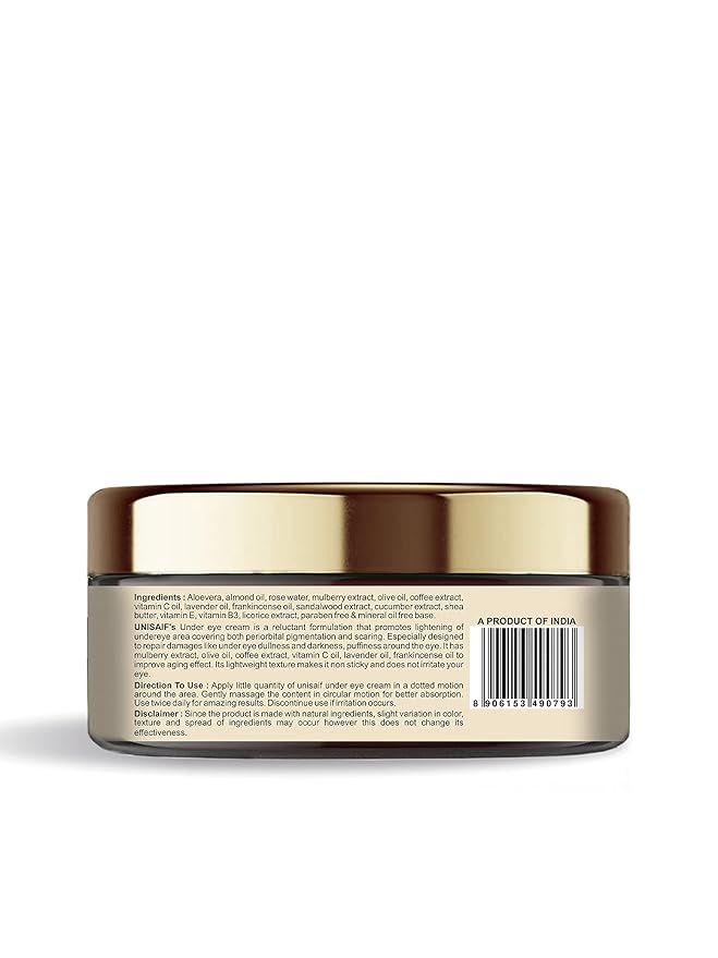 Under Eye Cream Anti Aging – Eye Cream for Puffiness and Bags Under Eyes | Eye Repair Cream for Dark Circles Under Eye Treatment | Puffy Eyes Treatment | Eye Cream for Dark Circles 1.76 oz